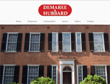 Tablet Screenshot of demareeandhubbard.com